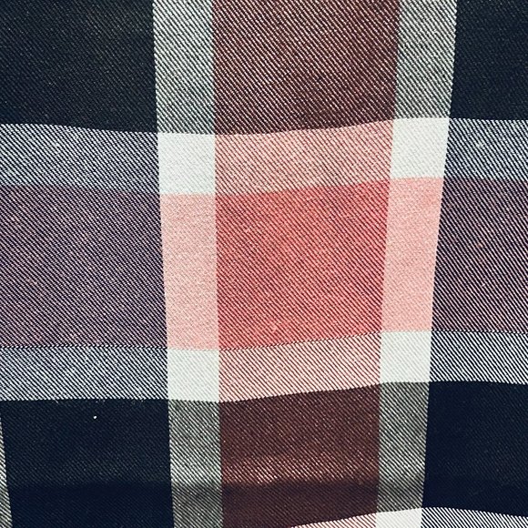 NWT Handmade Scarf by Sana – Pink & Black Check Design - Picture 6 of 11